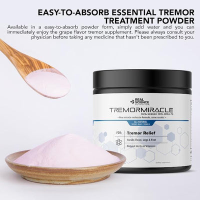 Tremor Miracle - for Essential Tremors of the Hands, Head, Legs & Feet.