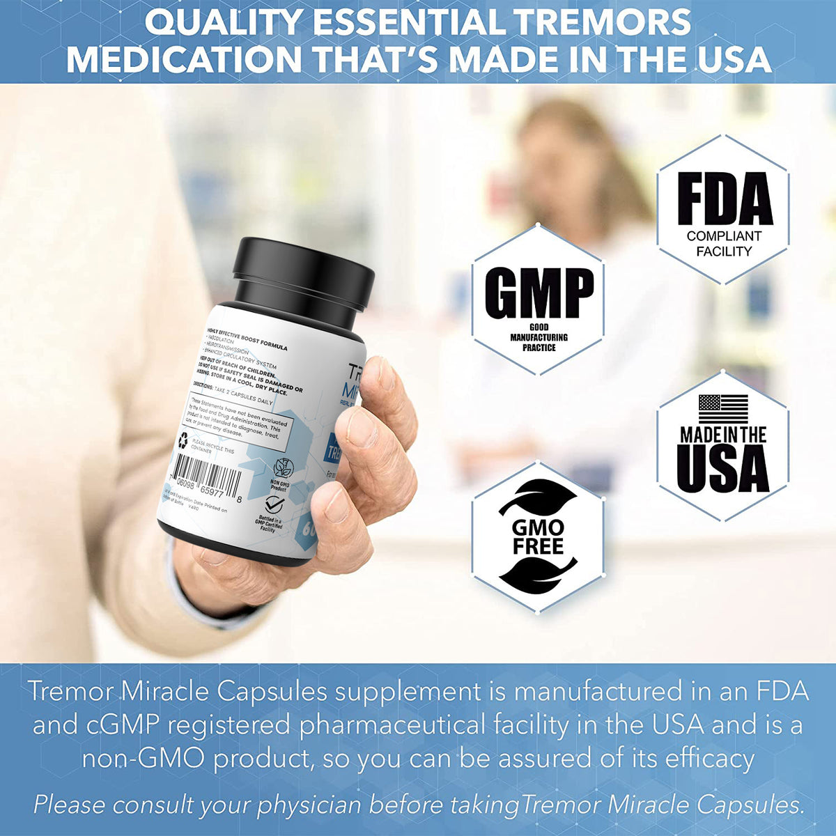 MONTHLY SUBSCRIPTION- Tremor Miracle Capsules