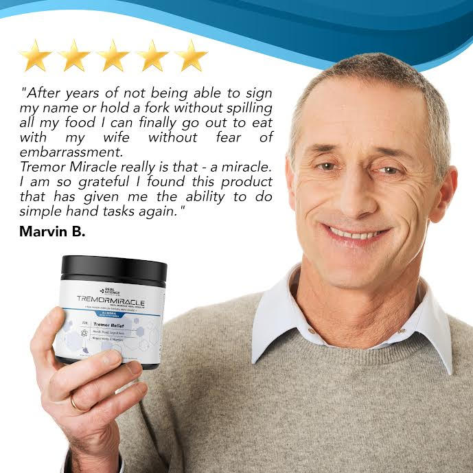 Tremor Miracle - for Essential Tremors of the Hands, Head, Legs & Feet.